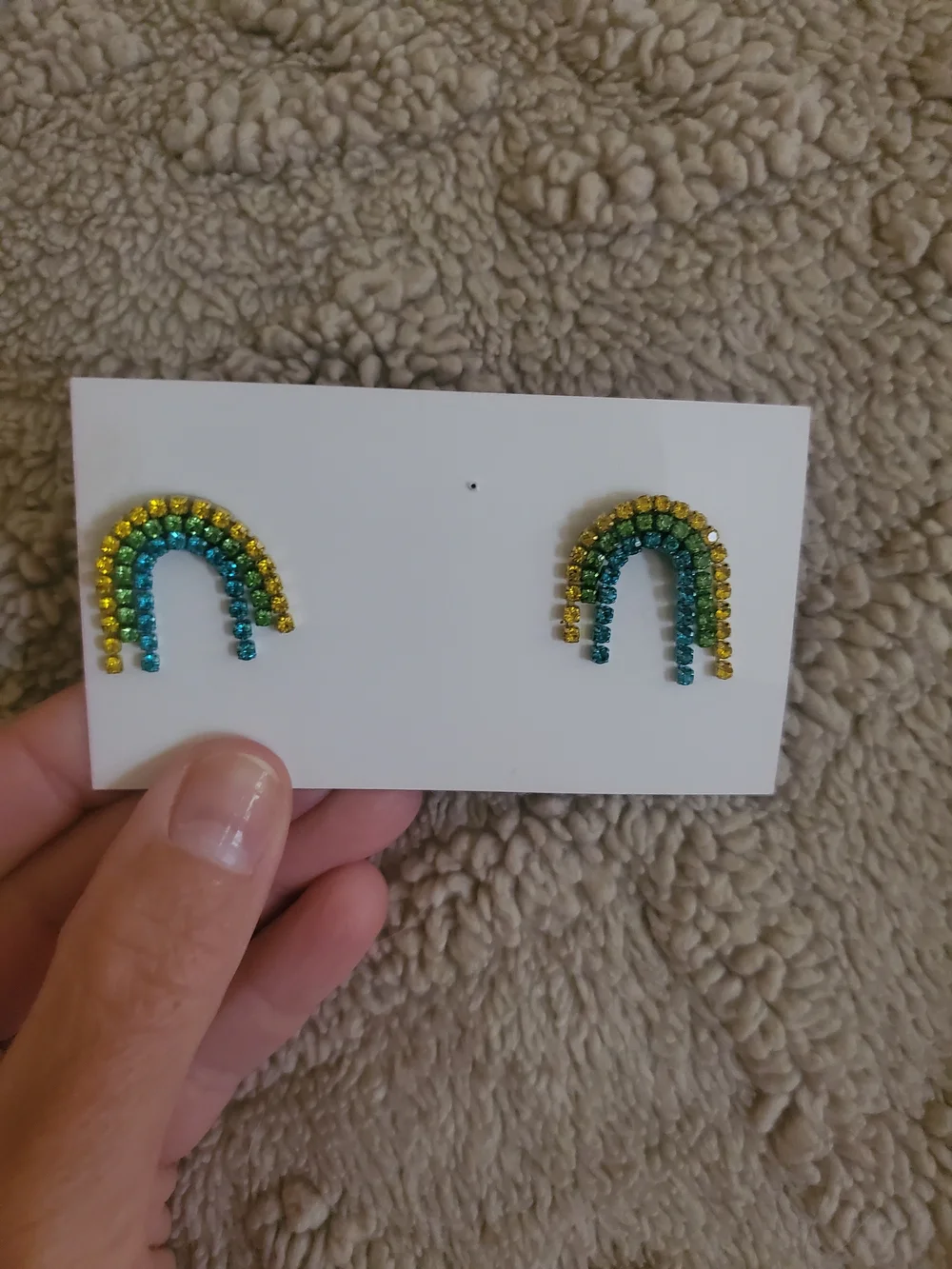 Beaded Fringe Earrings Set in Lavender, Pink, Teal, Blue & Red Set Of 6